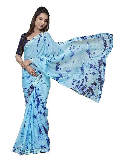 Neelghar latest Tie Dye Bollywood saree for women and girls