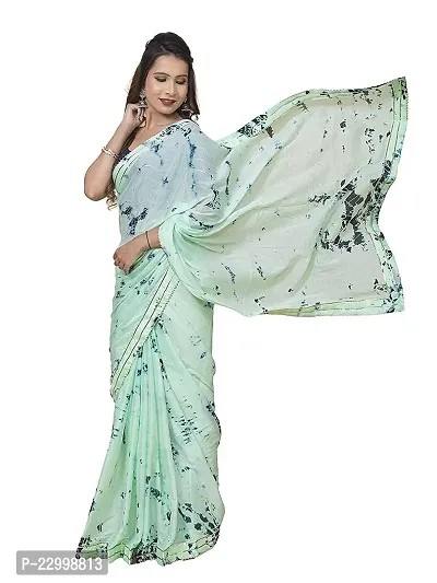 Designer Crepe Saree With Blouse  Piece