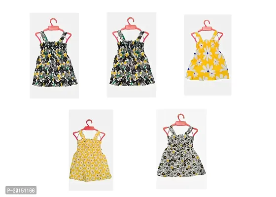 Trendy Cotton Frock For Girl PACK OF 5-thumb0