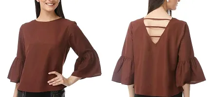 LS Fabric:Cotton:Color:Brown #Stylish Shirt Brown ZZ-thumb1