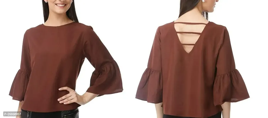 LS Fabric:Cotton:Color:Brown #Stylish Shirt Brown ZZ-thumb2