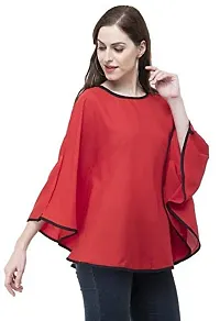 LimeScotch Designer Regular Fit Women's  Girl's Top Red-thumb3