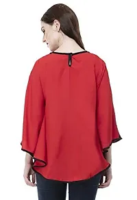 LimeScotch Designer Regular Fit Women's  Girl's Top Red-thumb4