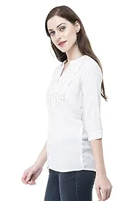 LS Fabric:Cotton:Color:White #Stylish Shirt #Cotton for Office pupose Desgin on Front-thumb2