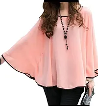 LS_Womens top and Shirt-Kaftan Fabric:Cotton:Color:Peach #Stylish Shirt fro Womens and Grils Peach-83938292713-thumb1