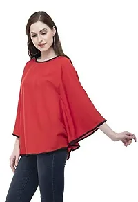 LimeScotch Designer Regular Fit Women's  Girl's Top Red-thumb2