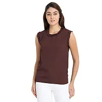 LimeScotch Women's Top Shirt-Kaftan for Womens -Brown Color-thumb1