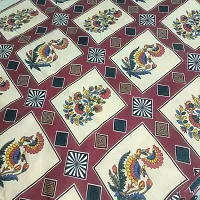 Multicoloured Jaipuri Queen Sized Bedsheet 250x230 CM-thumb1