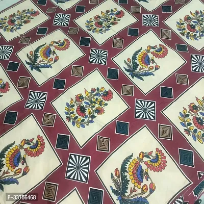 Multicoloured Jaipuri Queen Sized Bedsheet 250x230 CM-thumb2