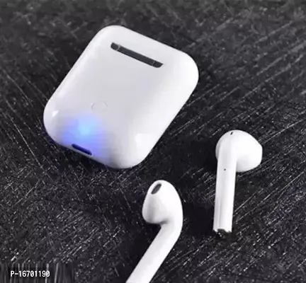 i12 TWS with Charging Case Wireless Bluetooth Headset Bluetooth Headset  (White, True Wireless)