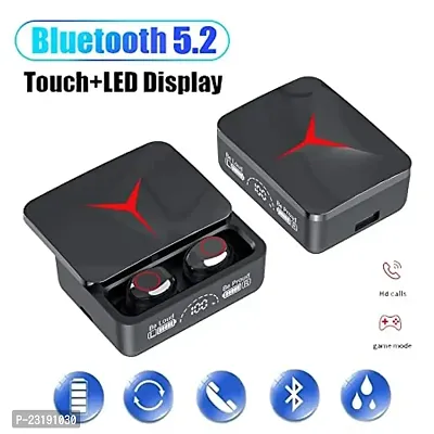 Earbuds M90 Pro Upto 48 Hours Playback with Power-Bank and ASAP Charge Bluetooth Headset  (Black, True Wireless)-thumb3