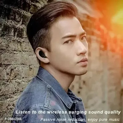 TWS-L21 Headphone Wireless Earphone Bluetooth Headset Bluetooth Headset  (Black, In the Ear)-thumb2