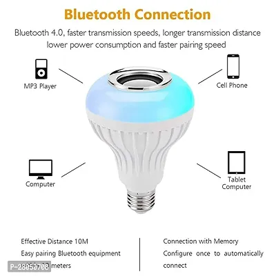 Bluetooth Speaker Music Bulb Light With Remote 3 in 1 12W Led Bulb with Bulb B22 + RGB Light for Home, Bedroom, Living Room, Party and Decoration(1)-thumb4