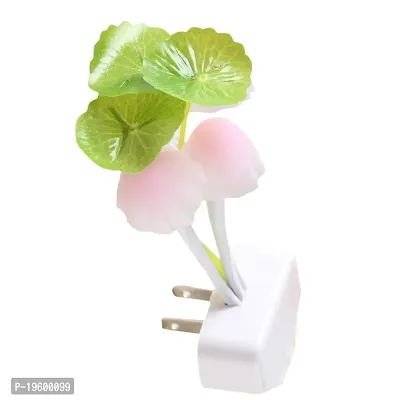 HP INN Colour Changing Mushroom Shape LED Night Light Lamp, with Smart Sensor Auto on-Off (Multicolour, White)-thumb5