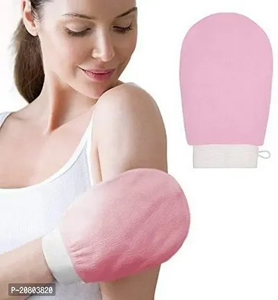 Exfoliating Gloves for Face Body Scrubs Treatments Silk Exfoliator Scrubber or Facial Microdermabrasion for Shower Large Size for Men and Women B-75