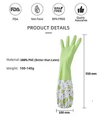 Classic 14 Inch Elbow Length Kitchen Dish Washing Bathroom Toilet Garden Car Bike Animals Care Grooming Hand Safety Glove Pack Of 2-thumb4