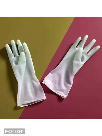 Natural Rubber Dish Washing Cleaning Safety Hand Gloves