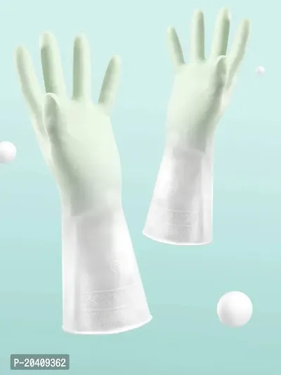 Natural Rubber Dish Washing Cleaning Safety Hand Gloves