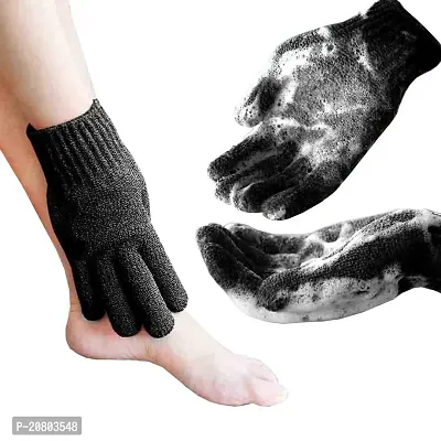 Exfoliating Shower Bath Gloves for Shower,Spa,Massage and Body Scrubs,Dead Skin Cell Remover Solft and Suitable for Men,Women and Children B-38