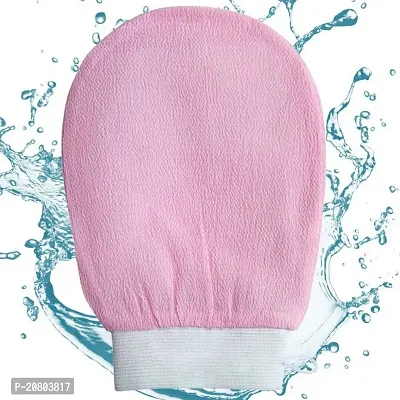 Exfoliating Gloves for Face Body Scrubs Treatments Silk Exfoliator Scrubber or Facial Microdermabrasion for Shower Large Size for Men and Women B-72
