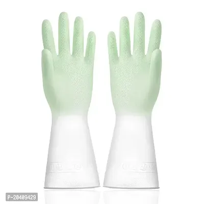 Natural Rubber Dish Washing Cleaning Safety Hand Gloves