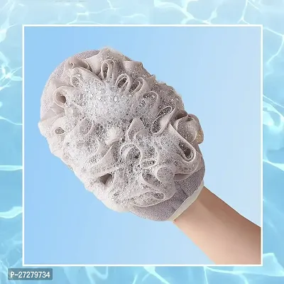 Glove with Loofah Sponge Exfoliating Bath Sponge Dead Skin Dry Skin Remover