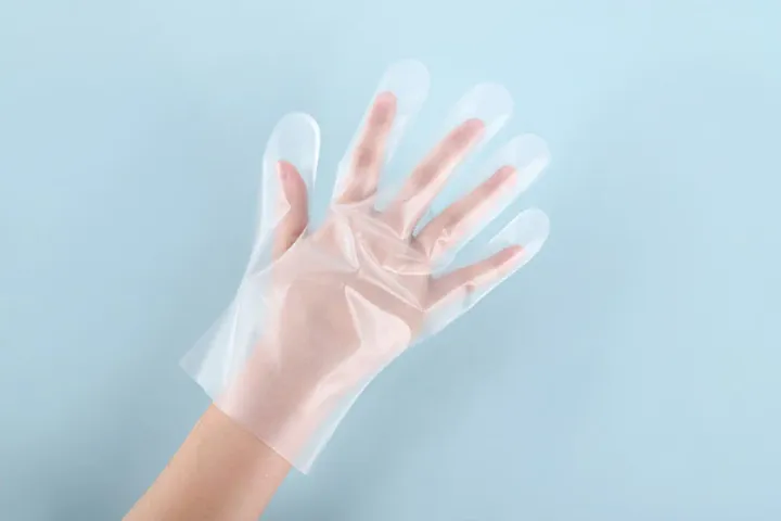 transparent plastic gloves / Clear plastic gloves / Hand Gloves / Transparent gloves / Hand Cleaning gloves / gloves / Transparent glove- 400 Pcs Poly Plastic Gloves