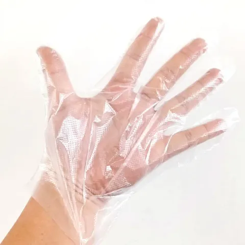 transparent plastic gloves / Clear plastic gloves / Hand Gloves / Transparent gloves / Hand Cleaning gloves / gloves / Transparent glove- 400 Pcs Poly Plastic Gloves