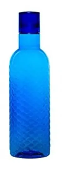 Durable Blue Plastic Water Bottle 1000 Ml-thumb0