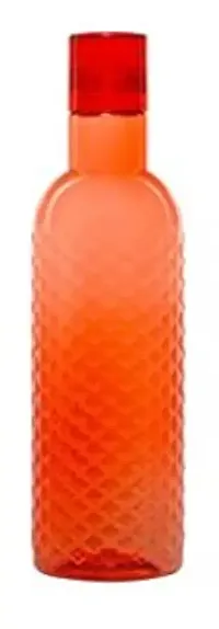 Durable Red Plastic Water Bottle 1000 Ml-thumb0