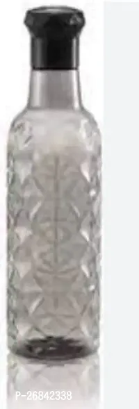 Durable Grey Plastic Water Bottle 1000 Ml-thumb0