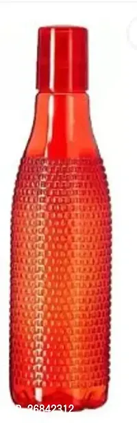 Durable Red Plastic Water Bottle 1000 Ml-thumb0