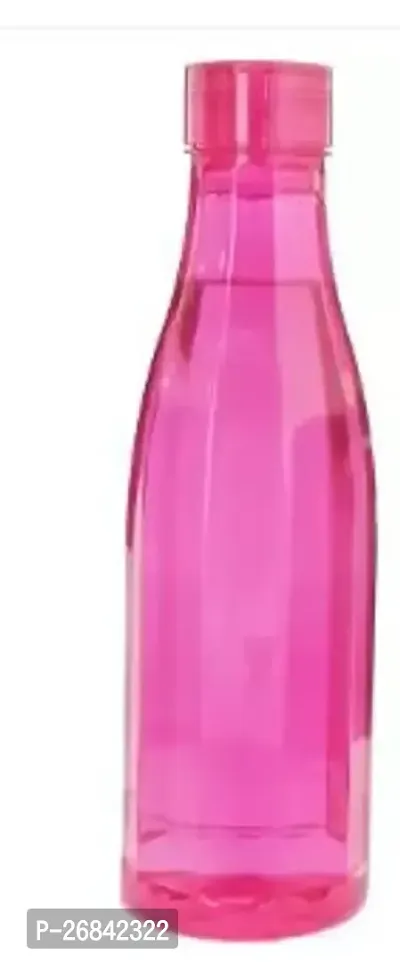 Durable Pink Plastic Water Bottle 1000 Ml-thumb0