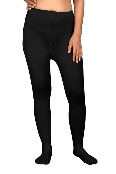 SELETA Women's Fashion Opaque Pantyhose Stockings With Super Stretch Waistband /Free Size (STLPH380D)