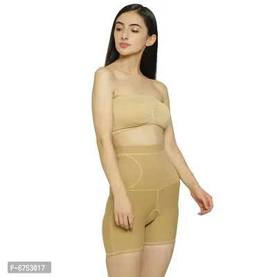 SELETA Womens High Waist Fashion Tummy Tucker /Shapewear, color- beige (sw13)-thumb4