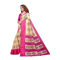 Redmart 88 Women's Cotton Printed Saree with Blouse (R MART-battik-Pink)-thumb2