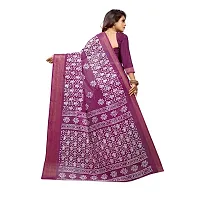 Redmart 88 Women's Cotton Printed Saree with Blouse (R MART-padama-Wine)-thumb4