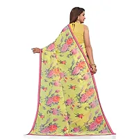 Redmart 88 Women's Cotton Printed Saree with Blouse (R MART-1-Yellow)-thumb2