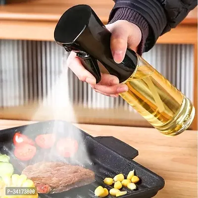 Oil Sprayer for Cooking, 200ml  (Black, Pack of 1)-thumb0