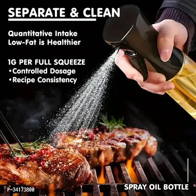 Oil Sprayer for Cooking, 200ml  (Black, Pack of 1)-thumb4