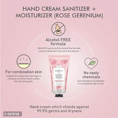Hand Cream – Sanitizer + Moisturizer  Rose Geranium-thumb3