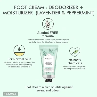 Foot Cream – Deodorizer + Moisturizer Lavender And Peppermint-thumb3