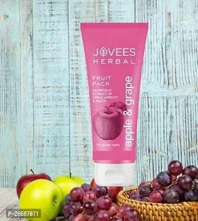 Jovees Herbal,Apple And Grape  Fruit Pack Face Masks - 400 G.-thumb0