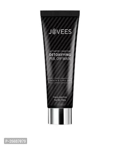 Jovees Herbal,Activated Charcoal Detoxifying Peel Off Mask -100 G.-thumb0