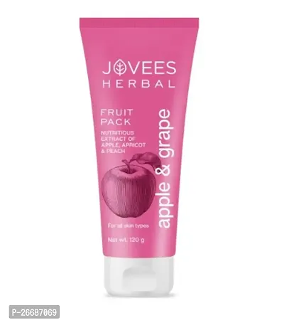 Jovees Herbal,Apple And Grape  Fruit Pack Face Masks - 120 G.-thumb0