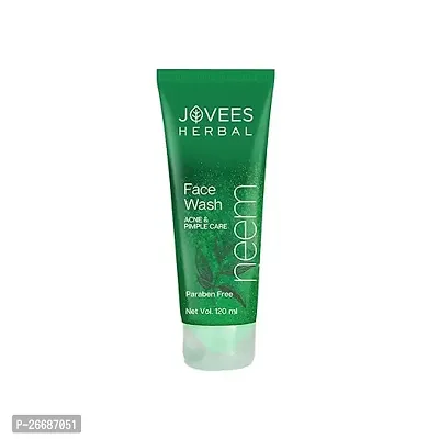 Jovees Herbal,Natural Neem Face Wash -120 Ml.-thumb0