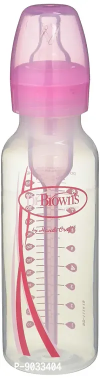 Dr. Brown's Standard Options Baby Bottle (250 Ml, Pink)