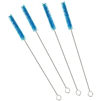 Dr. Brown's Baby Infant Cleaning Milk Vent Bottle Teat Brush 4 (Pack of 4, Blue)-thumb1