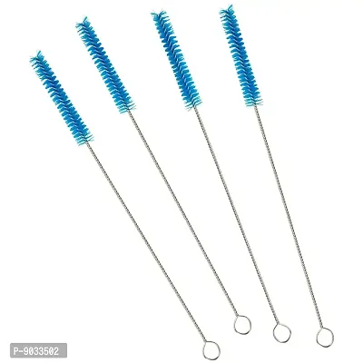 Dr. Brown's Baby Infant Cleaning Milk Vent Bottle Teat Brush 4 (Pack of 4, Blue)-thumb2