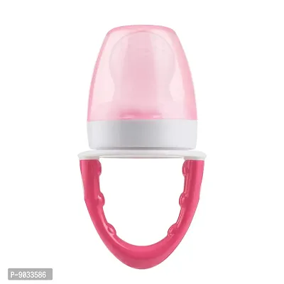 Dr. Brown's Fresh First Silicone Feeder 4 M+ (Pack of 1, Pink)-thumb2